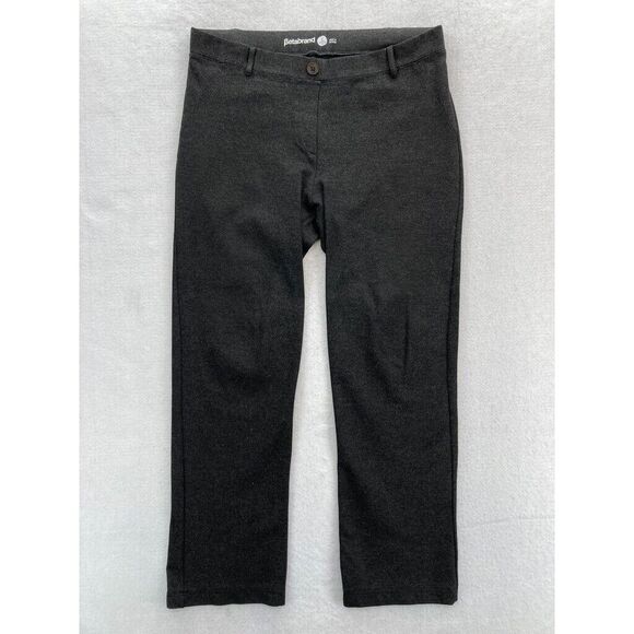 Betabrand Women's Size LP Gray Super Stretch Dress Pants Yoga‎ Wear Mid Rise - Picture 1 of 9